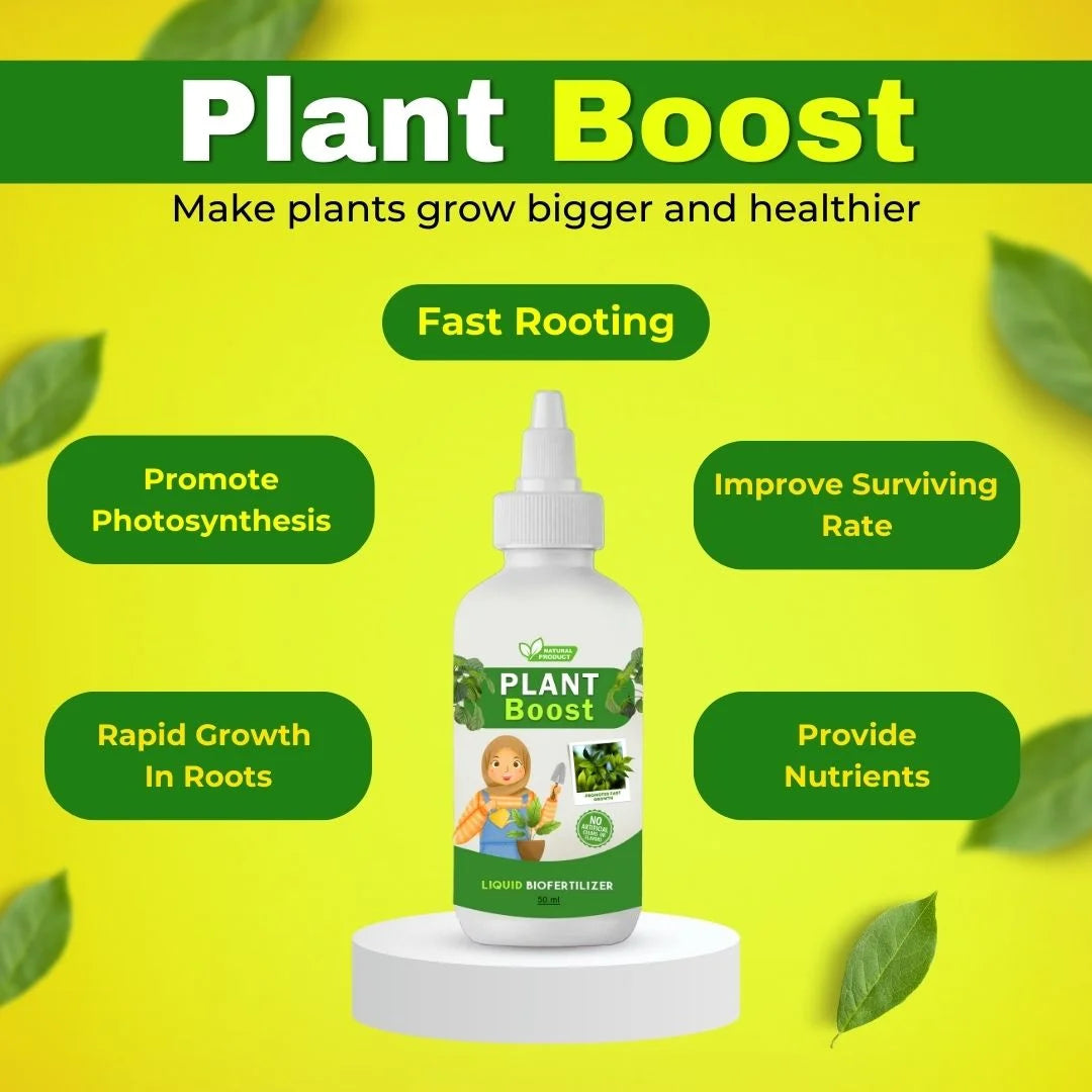 Plant Boost Liquid Bio fertilizer for All Crops,Organic (Pack of 4)