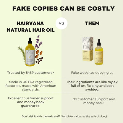 🌿Vegan Natural Hair Growth Oil (Pack of 2)